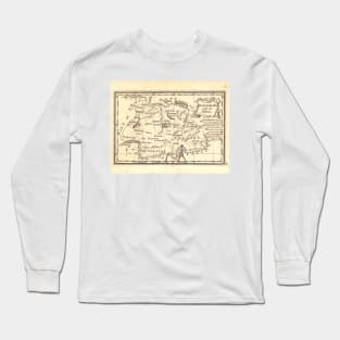 1774 Switzerland Antique Map Long Sleeve T-Shirt